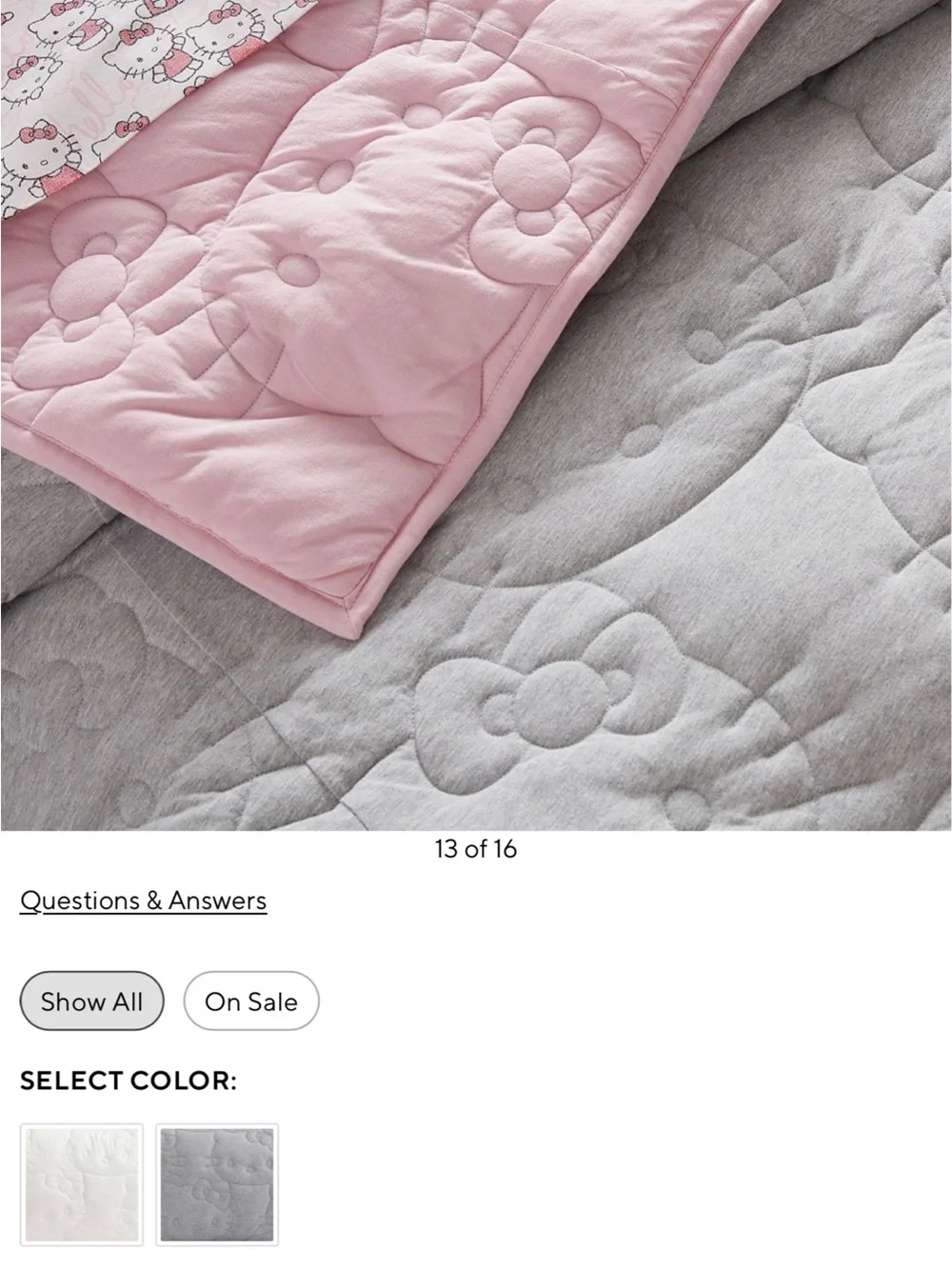 Pottery barn kids hello kitty bedding